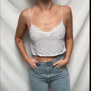 Striped Crop Top